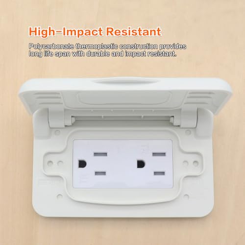 Weatherproof RV Power Outlet with Spring-Loaded Cover - Image 6