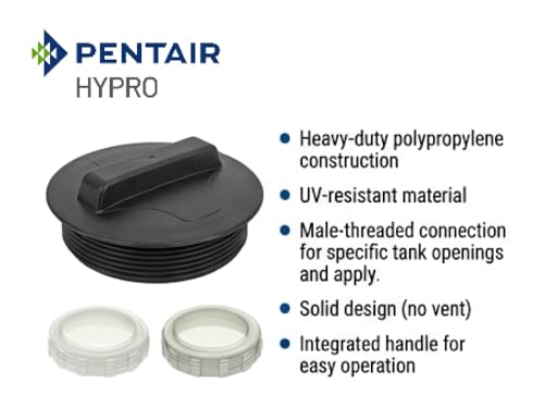 PENTAIR HYPRO 3522120 ARAG 8" Male-Threaded Solid Tank Lid - Image 2