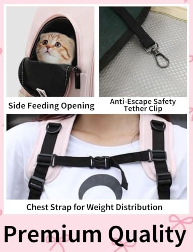 Cat Backpack Carrier for Cats and Small Dogs, Cute Puppy - Image 7