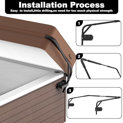 Spa Cover Lift Top Mount Spa & Hot Tub Cover Lift Removal - Image 5