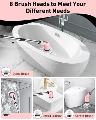 Electric Spin Scrubber for Bathroom, Shower Scrubber - Image 5