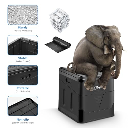 OTraki Portable Folding Toilet for Camping Compact Travel - Image 5