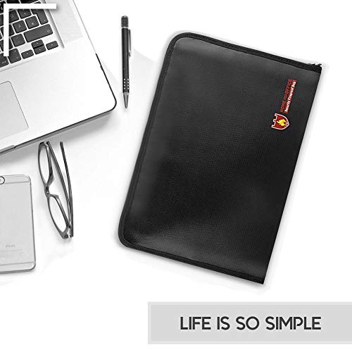 Fireproof Document Bag Fire & Water Resistant File Folder - Image 7