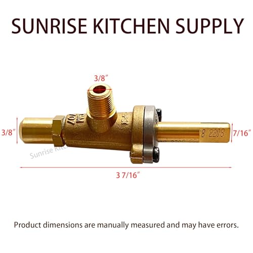 Sunrise Natural Gas Burner Valve + Knob Replacement - Image 5