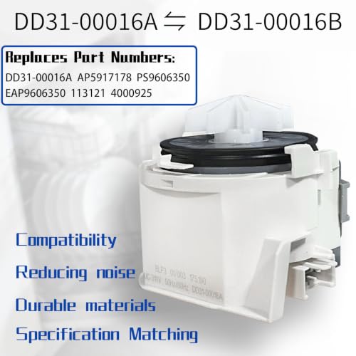 DD31-00016A Drainage Motor Compatible with Samsung Dishwashers - Image 6