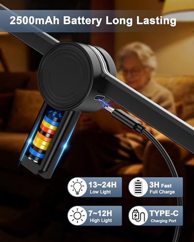 10X Large Rechargeable HandsFree Magnifying Glass with Light - Image 7