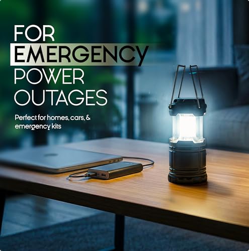 MalloMe Camping Lights LED Lantern Flashlights, Battery - Image 6
