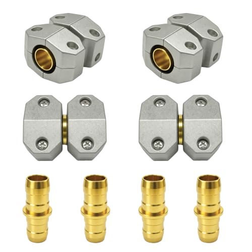 5/8" 3/4" Hose Mender kit Aluminum & Brass Heavy Duty Hose - Image 2