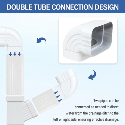 90° Gutter Elbow 2x3 Gutter Elbows Roofing Gutter downspout 1Pcs - Image 5