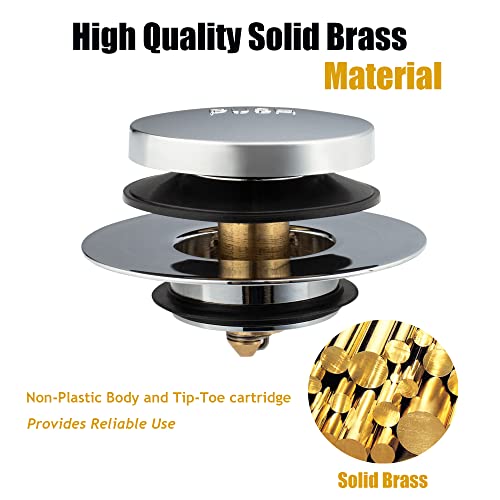 Chrome Universal Bathtub Drain Conversion Kit - Easy - Image 6