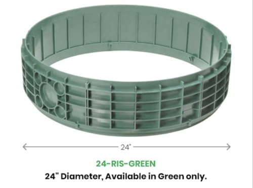 24X6 Tuf-Tite Septic Tank Riser, Green, 24-RIS - Image 4