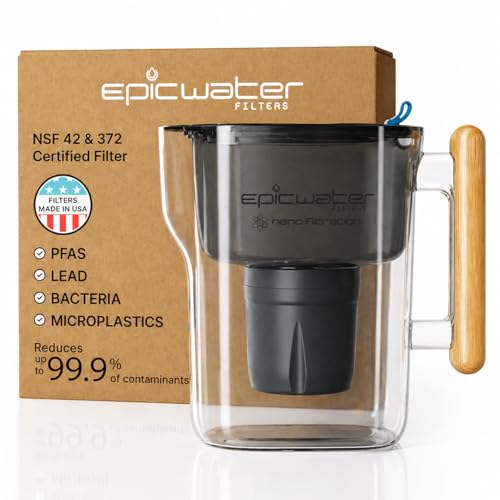 Epic Nano XP Water Filter Pitcher for Drinking Water, 10 Cup - Image 2