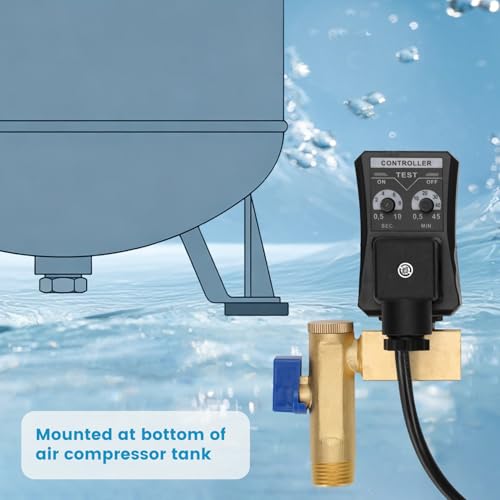 Electronic Tank Drain Kit with Timer Control for Compressed Air - Image 5