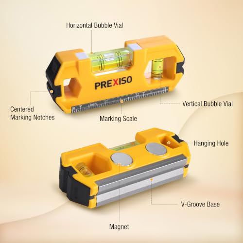 PREXISO Magnetic Stud Finder & EDC Mini Level, 4" Torpedo - Image 7