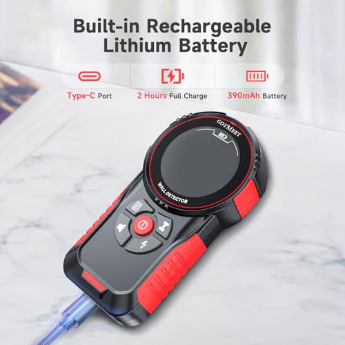 Stud Finder Wall Scanner - Rechargeable Stud Finder Tool - Image 6