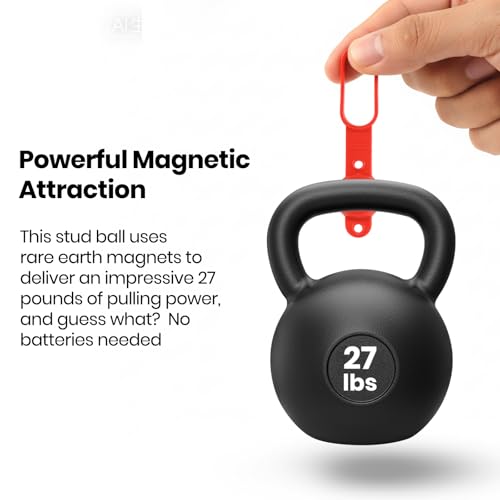 2 Pack Magnetic Stud Finder - 27 lbs of Pull Power Stud | Home Repair - Image 4