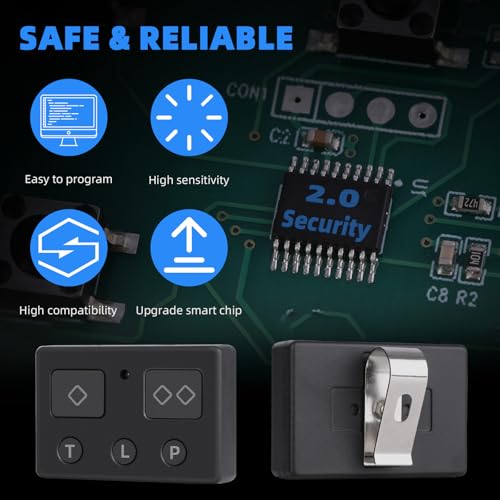 3pack 5-Button Remote Transmitter Replace for AXP1 for AXS1 - Image 4