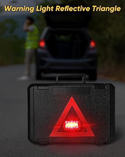 Car Emergency Kit, Roadside Emergency Car Kit with Warning - Image 5