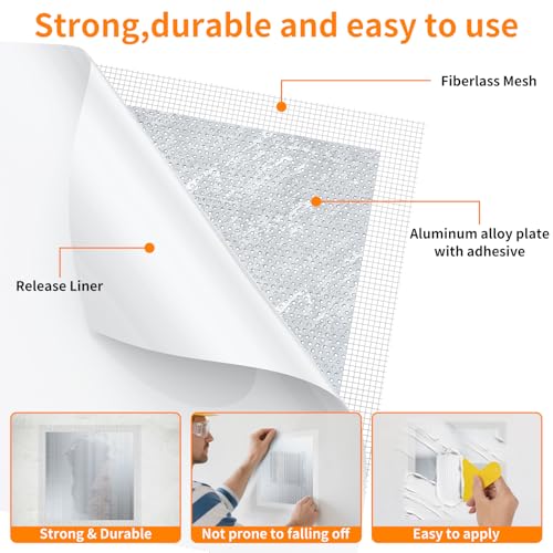Wall Patch Drywall Repair Kit, 12 x 12 Inch - Image 6