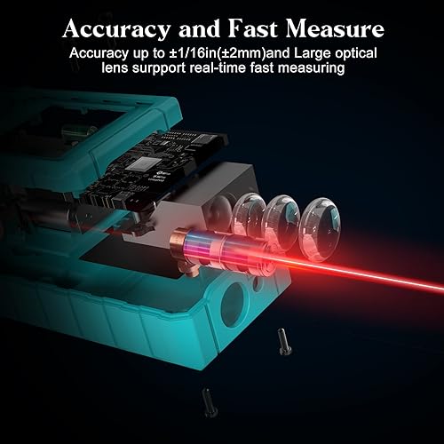 Kiprim LD50E Laser Distance Measure,165ft/50M - Image 6
