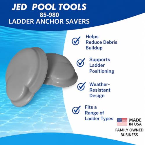Pool Ladder Anchor Cover (2-Pack) - Winterizing 3-Inch | Hand Tools - Image 3