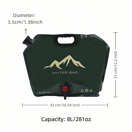 Chinshwehaw 8L/281oz Outdoor Collapsible Water Jug | Travel Essentials - Image 4