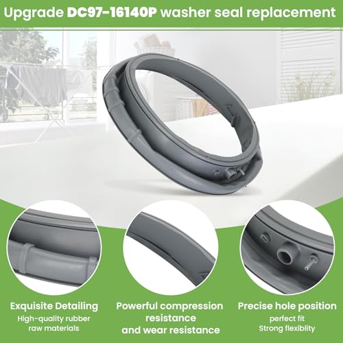DC97-16140P Washer Door Boot Seal Gasket for Samsung | Home Repair - Image 4