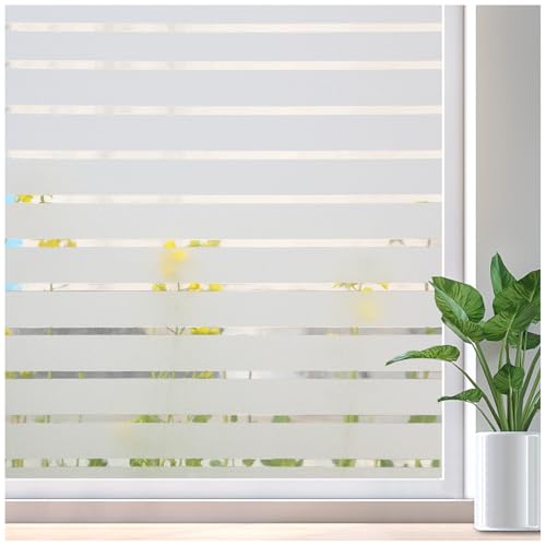 Viseeko Window Privacy Film, Frosted Static Cling, 17.5" x 78.7" - Image 2