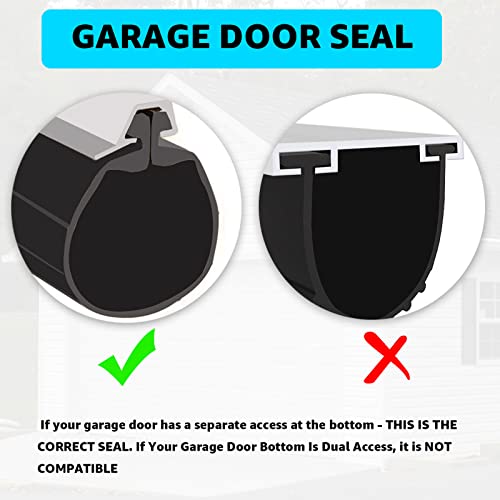 for Clopay Garage Door Rubber Bottom Weather Seal Single | Home Repair - Image 5
