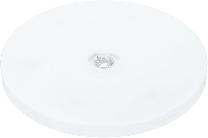 uxcell 1Pack Acrylic Lazy Susan Turntable, 6" Spinner Lazy Susan Turntable Organizer, Acrylic Ball Bearing Rotating Tray for Pantry Spice Rack Decorating, White