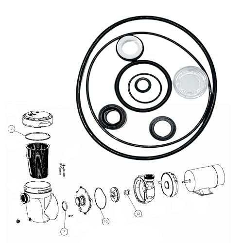Replacement Pool Pump Shaft Seal O-Ring Gasket Kit | Home Repair - Image 4