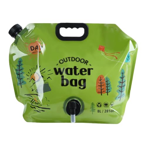 Collapsible Water Storage Bag - 8L Leakproof Portable - Image 2
