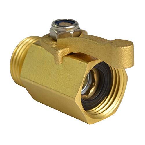 Heavy Duty 3/4" Brass Shut Off Valve with Large Handle, Full Flow - Image 4