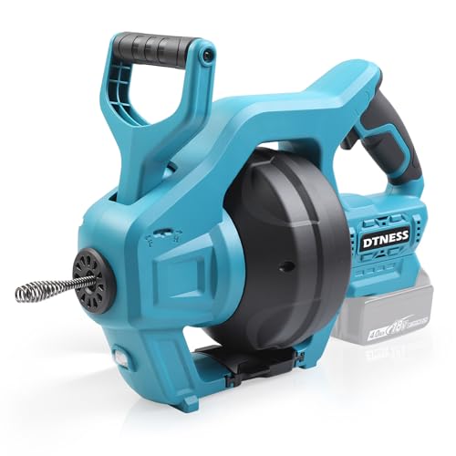 Cordless Drain Auger, 24FT Electric Plumbing Snake for Makita 18V - Image 2
