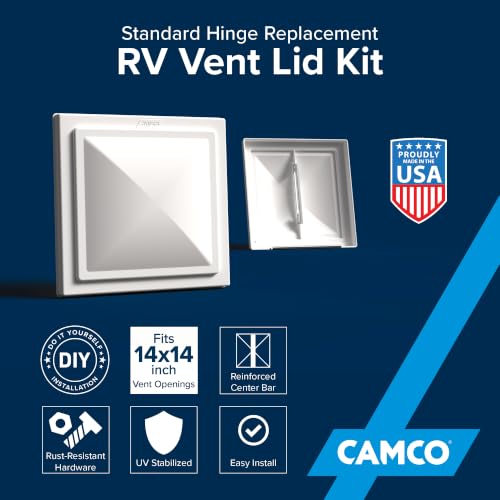 Camco RV Roof Vent Replacement Kit - Standard 14" x 14" - Made - Image 7