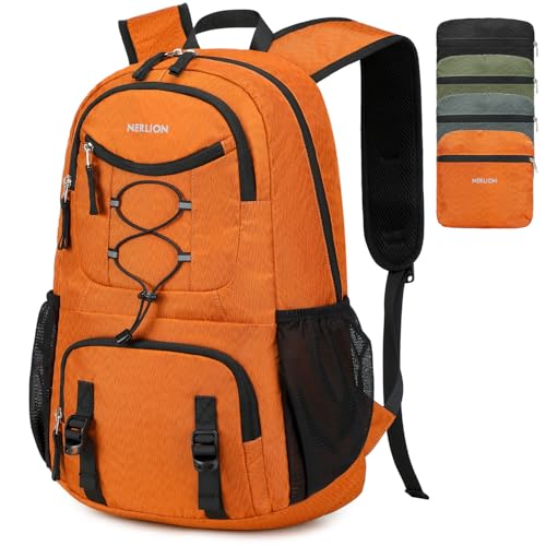 Nerlion Lightweight Foldable 35L Hiking Backpack Travel - Image 2