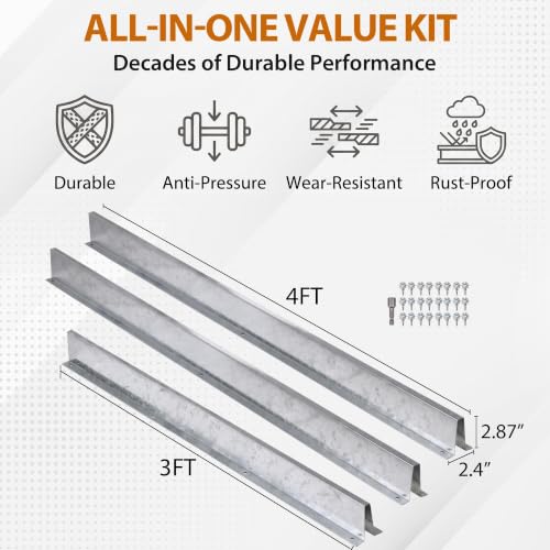 9FT Garage Door Strut, Heavy Duty Steel Reinforcement Brace - Image 7