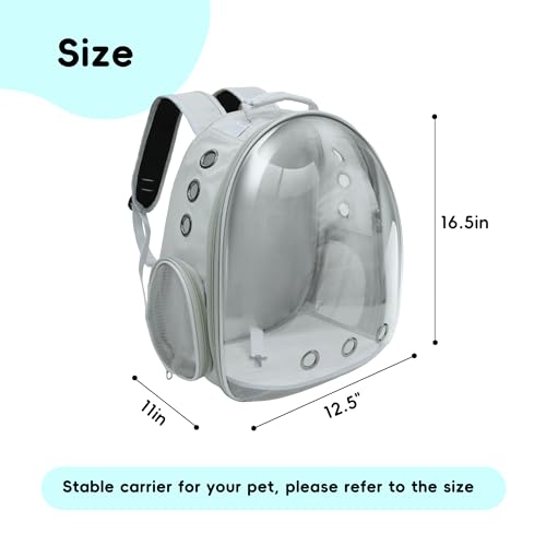Cat Backpack, Airline Approved Bubble Carrying Bag | Pet Essentials - Image 4