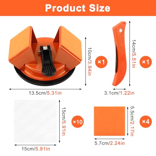 Floor Gap Fixer Tool, 45° Angled Striking Suction Cup | Home Repair - Image 3