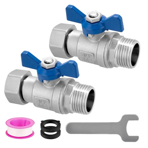 304 Stainless Steel Garden Hose Shut Off Valve, 2 Packs Heavy - Image 2