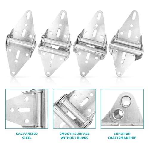 8 Pcs Garage Door Hinges #1#2#3#4 - Image 7