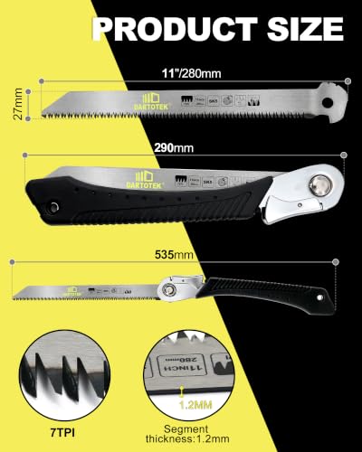 Folding Pruning Saw 11 Inch SK5 Hand Saw with 2 | Power Tool Accessori - Image 5