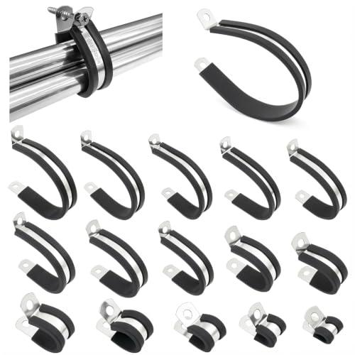 200 Pcs Stainless Steel Cable Clamp, 16 Sizes No Damage | Hand Tools - Image 2