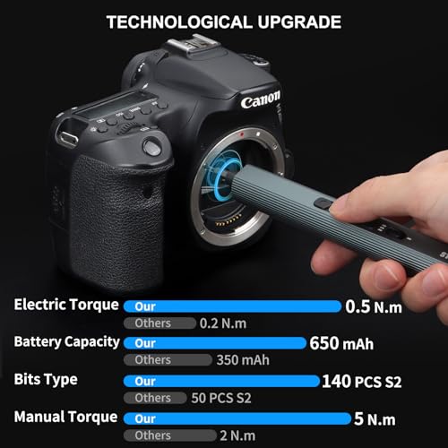 STREBITO Electric Screwdriver, 155 in 1 Precision Electric - Image 3