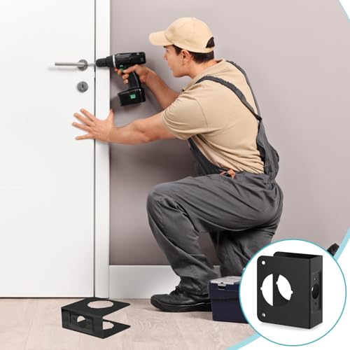2 Pcs Lock and Door Reinforcement Plate 1-3/4-Inch Thick | Home Repair - Image 8