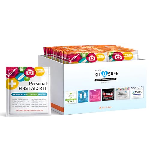 60-Pack Bulk Mini First Aid Kits – Individual Grab-and-Go - Image 2
