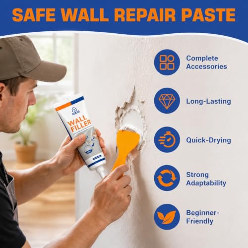 Drywall Repair Kit 2 Pack, 8.8 oz Each Wall Repair Putty Paste - Image 4
