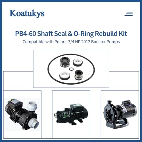 PB4-60 Booster Pump Shaft Seal & O-Ring Rebuild Kit | Home Repair - Image 3