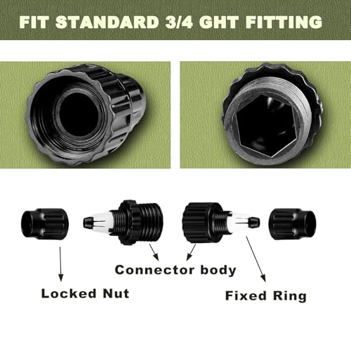 8 Pack Expandable Hose Repair Kit, Plastic Flex Hose | Home Repair - Image 6
