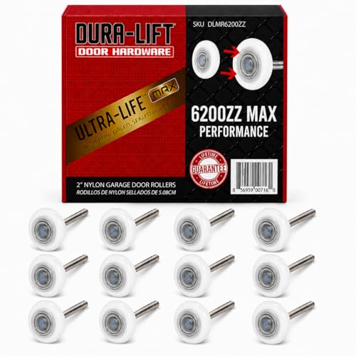 Ultra-Life MAX 2" Sealed 6200ZZ Bearing Nylon Garage Door Roller - Image 2